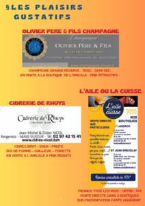 PLAISIRS GUSTATIFS